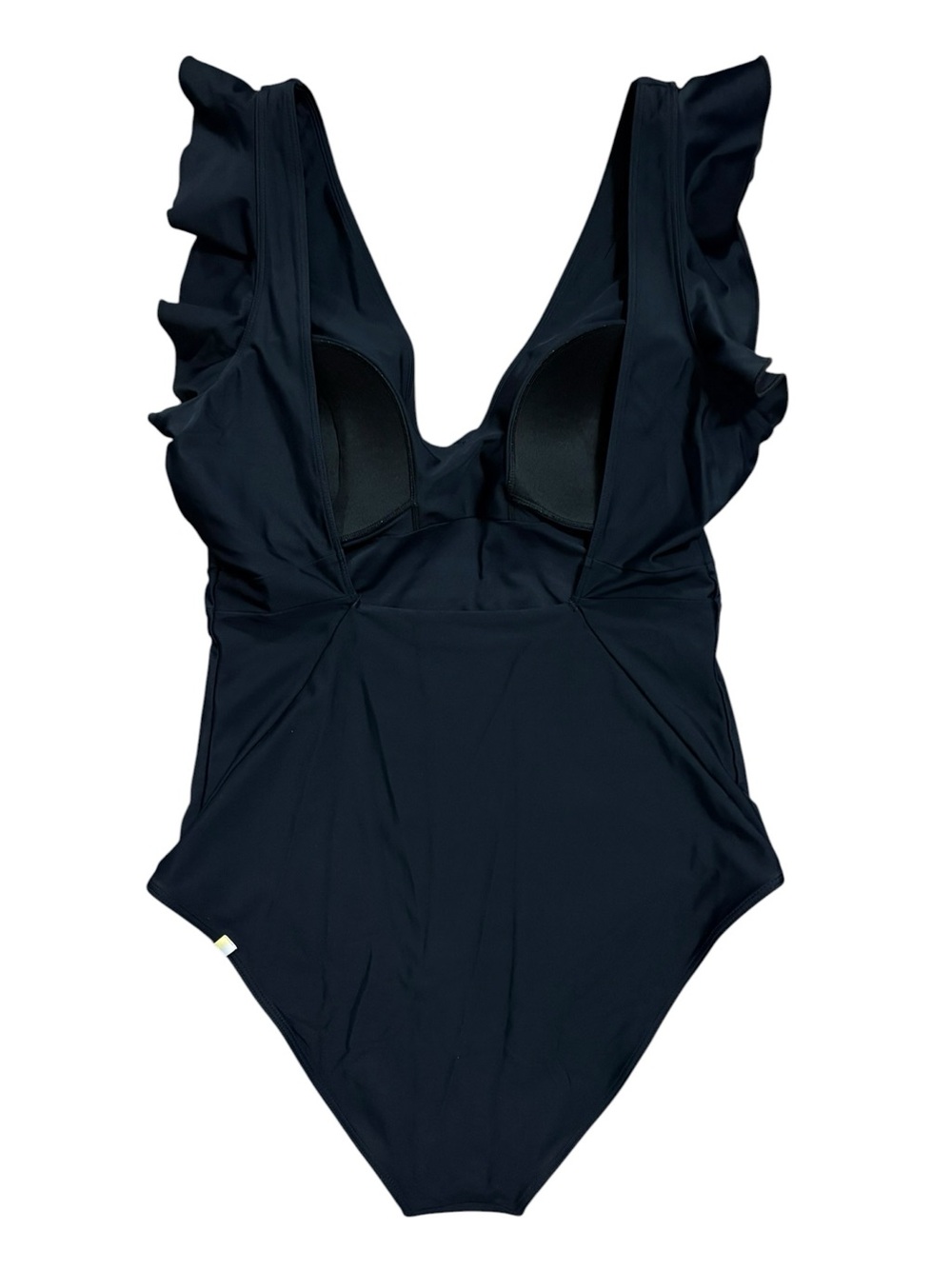 Summersalt The Ruffle Backflip Long Torso One Piece Swimsuit Black SIze 12LT - Picture 3 of 7